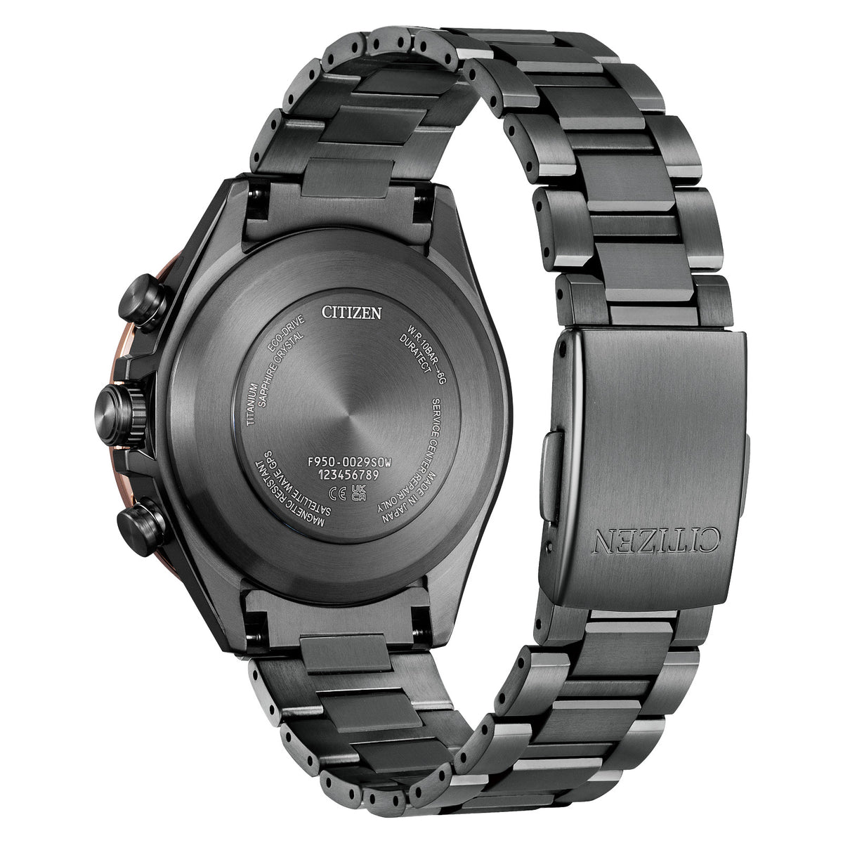 Citizen ATTESA LUXURY Limited Edition 44.6mm black DLC Super Titanium CC4085-81Z — official product image