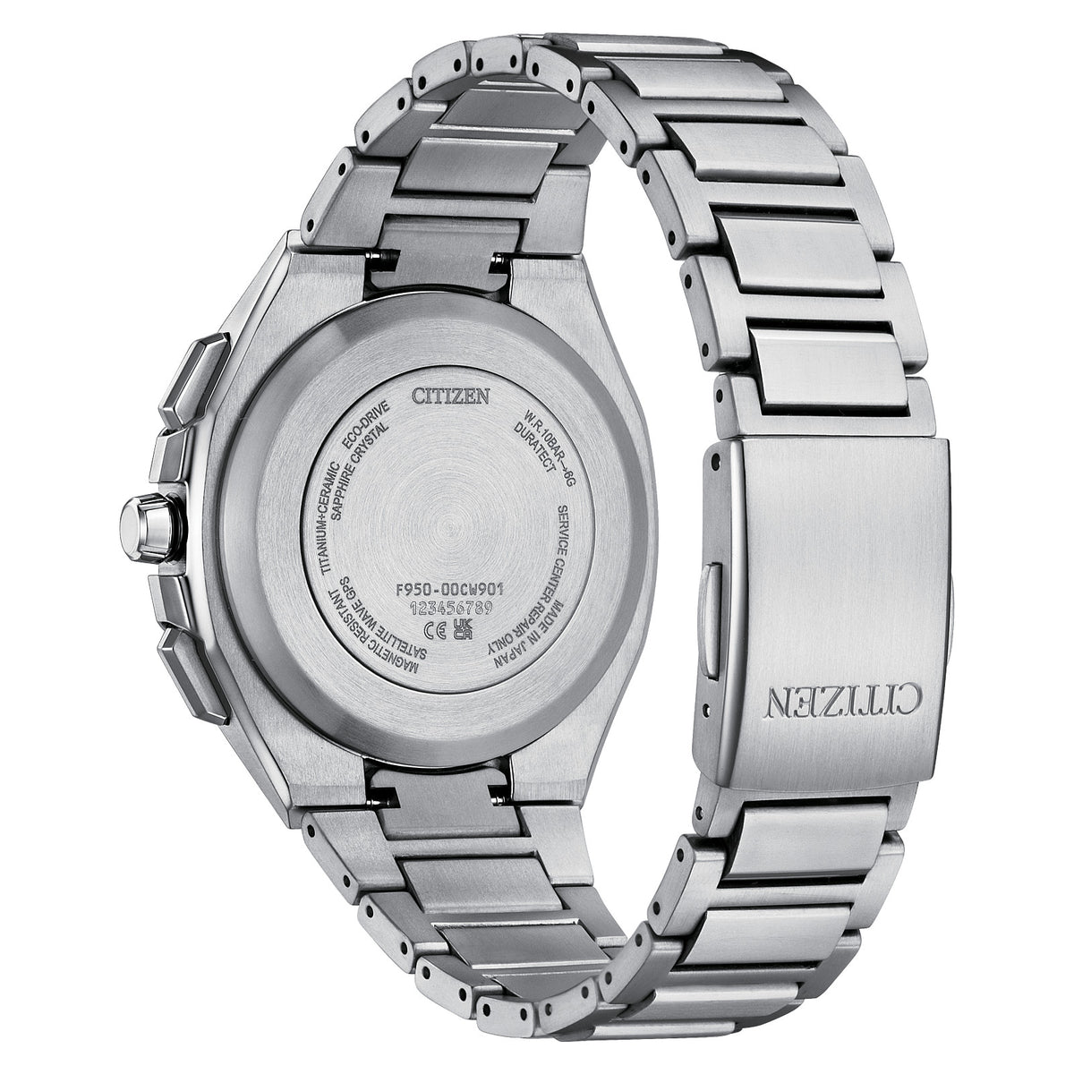 Citizen Luxury ATTESA silver-tone 43.2mm Super Titanium CC4104-53E — official product image