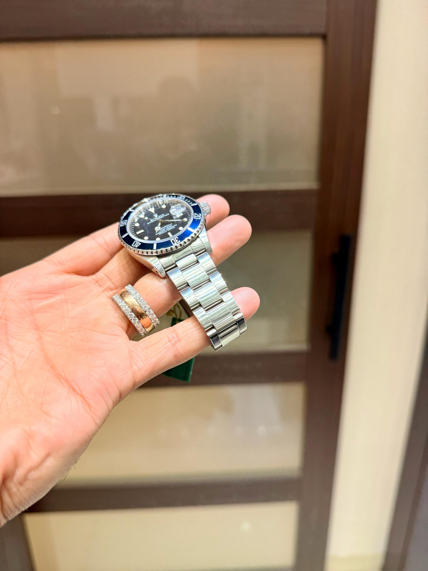 Rolex Vintage 16800 Submariner Stainless Steel Black Dail