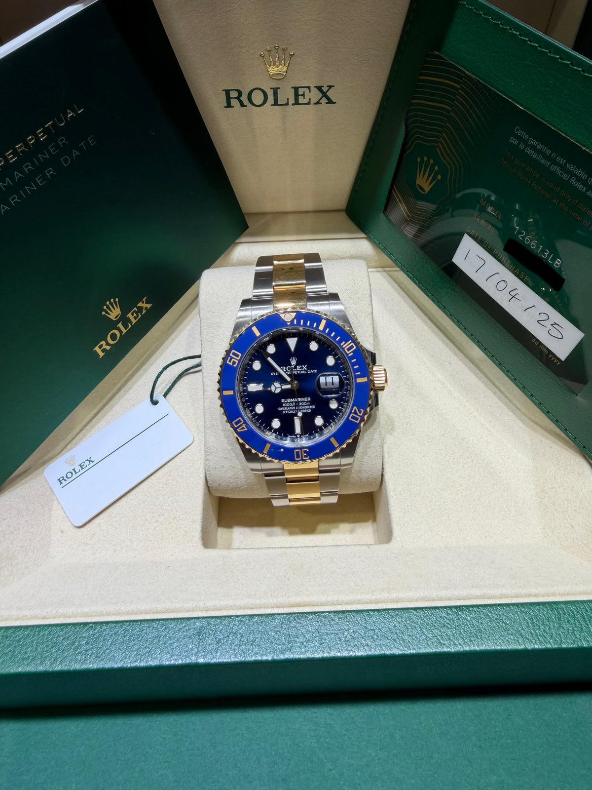 Rolex Submariner 41mm Blue 126613LB