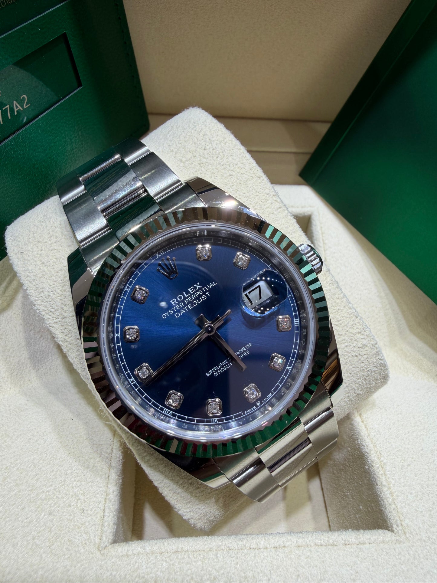 Rolex Datejust 41mm Stainless Steel 126334 Blue