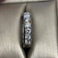 LADIES 8 ROUND DIAMOND BAND IN platinum 1 carat