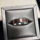10k Two-Tone Wedding Ring Rose & white gold
