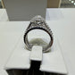 1.50 CTW Natural Diamond Pear Shape Double Halo Bridal Set | 14K White Gold