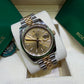 Rolex Datejust 36 116233 Champagne Index Dial Two-Tone 18K Gold Box & Papers