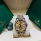 Rolex Datejust 36 116233 Champagne Index Dial Two-Tone 18K Gold Box & Papers