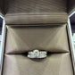 1.00 CTW Round Natural Diamond Solitaire Bridal Set in 10K White Gold | Monica Jewelers