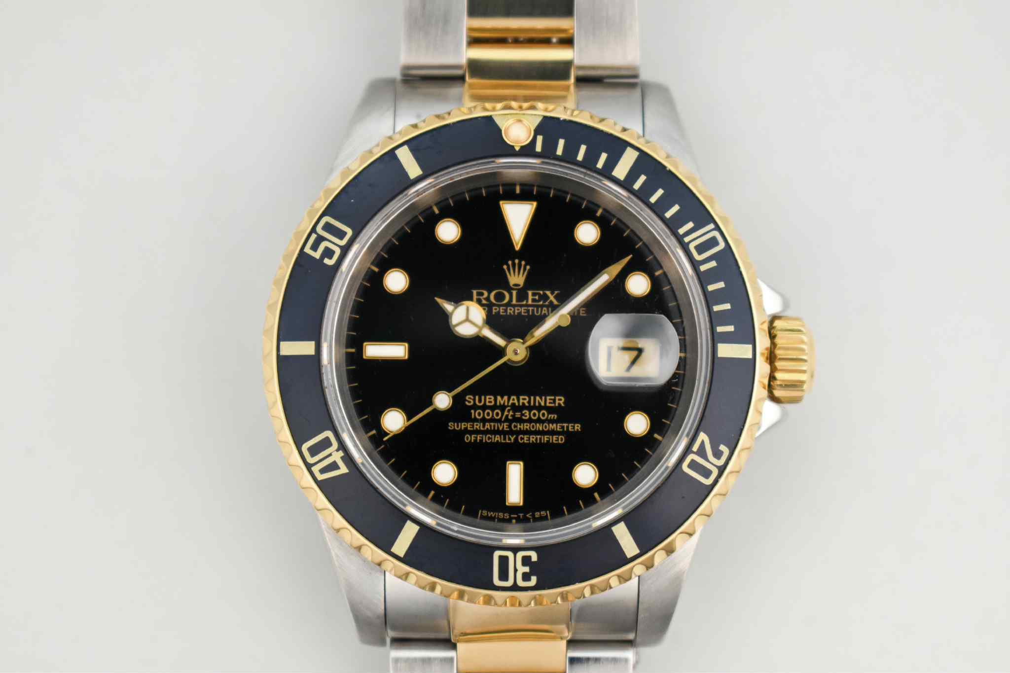 16613 18k Stainless Steel Submariner 40mm Black Dial – Monica Jewelers