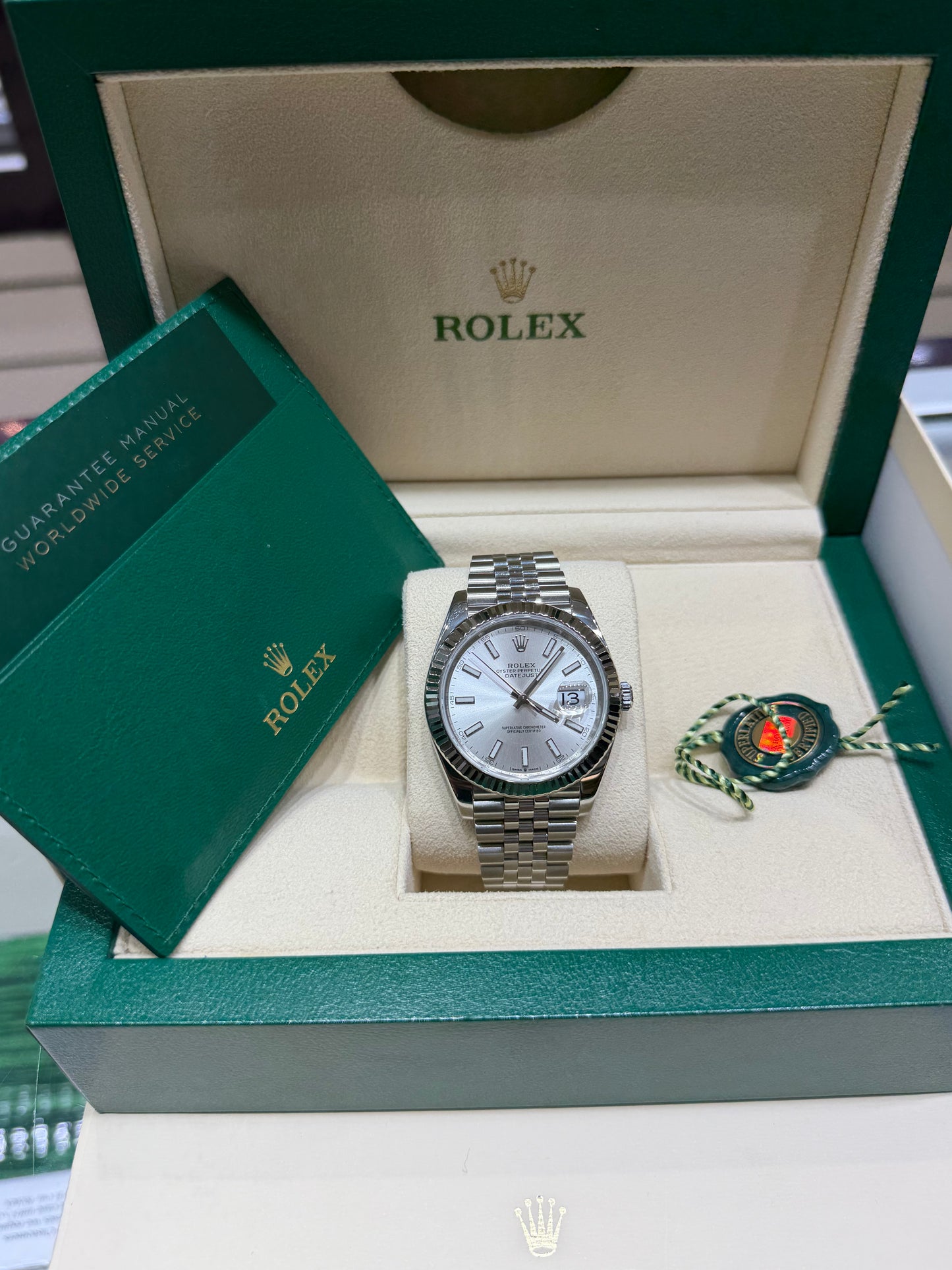 Rolex Datejust 41mm Stainless Steel 126334 SXJ Silver