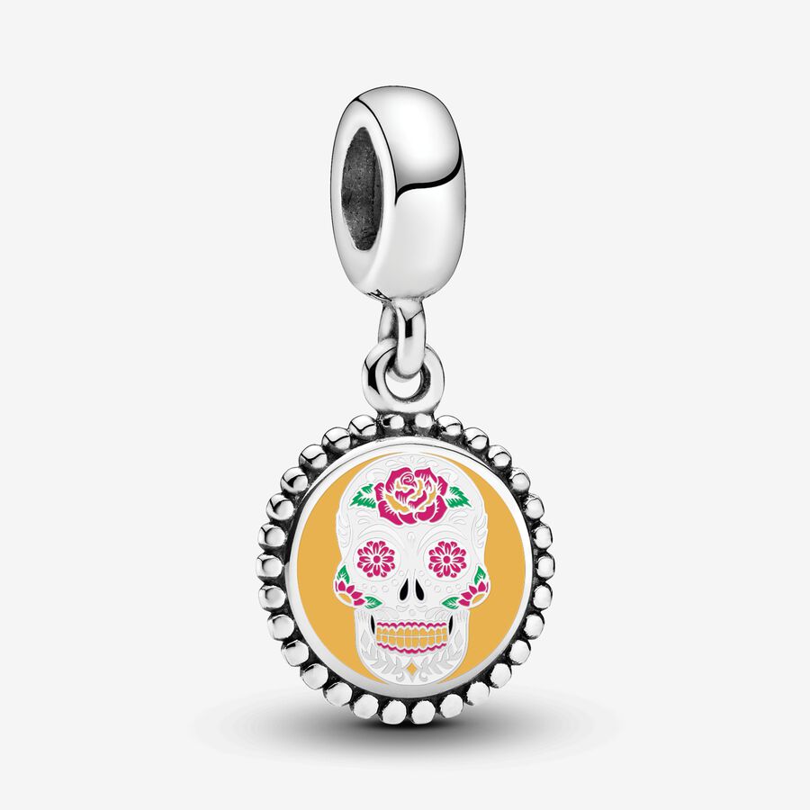 Sugar Skull Dangle Charm