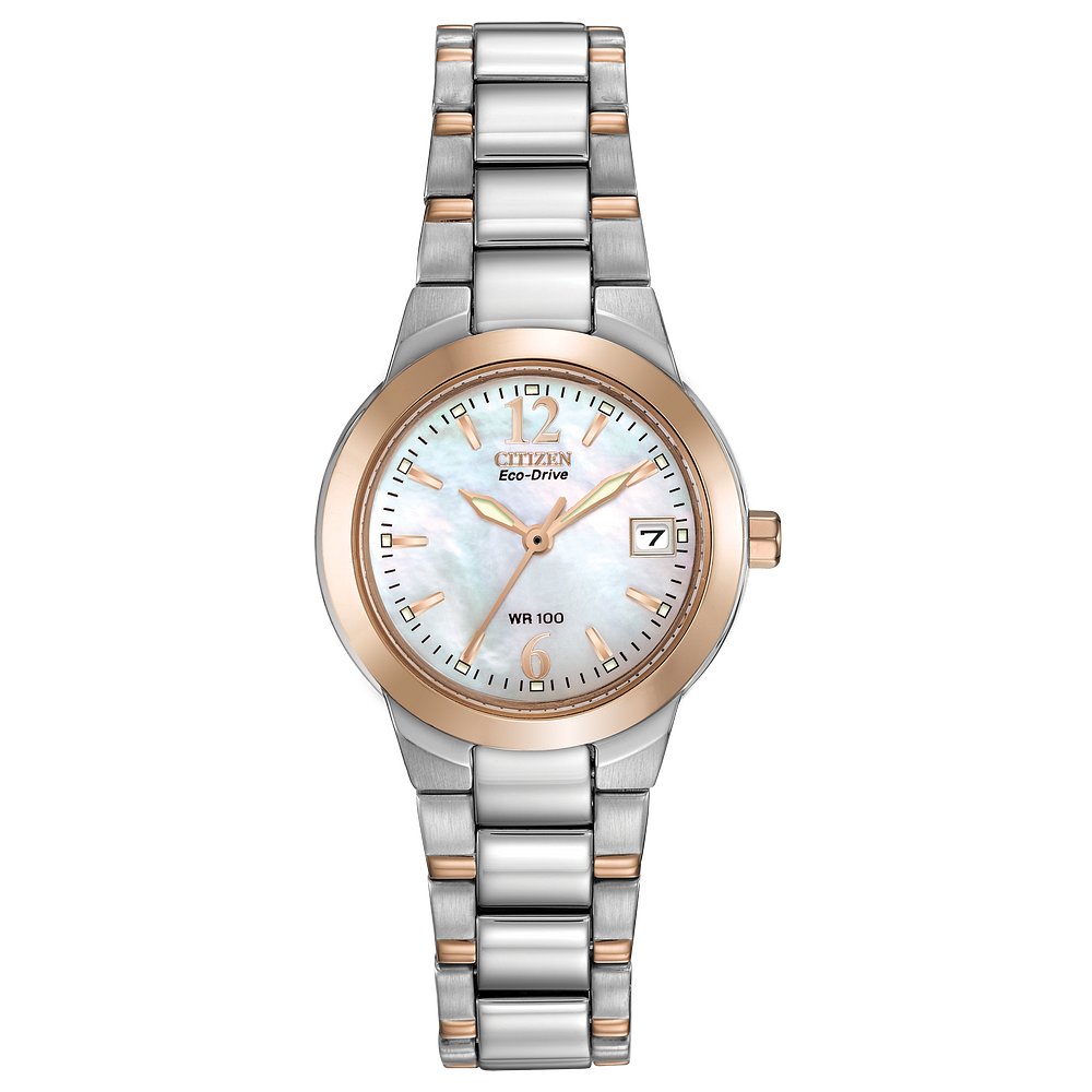 Citizen Eco-Drive Classic EW1676-52D, 26mm white dial stainless steel, Ladies