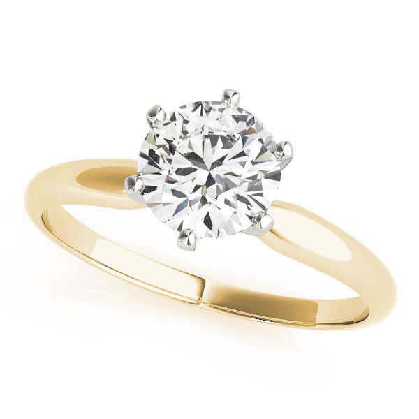 6 prong Round Solitaire