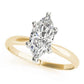 Solitaire Marquise Shape Engagement Ring
