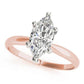 Solitaire Marquise Shape Engagement Ring