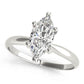 Solitaire Marquise Shape Engagement Ring