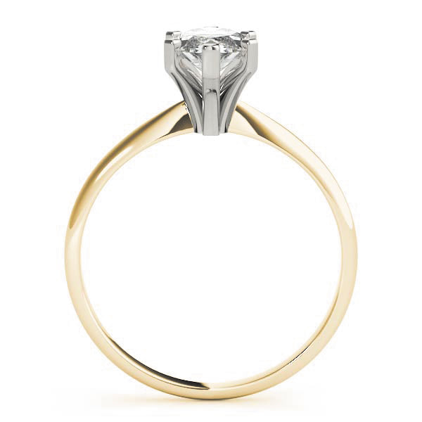 Solitaire Marquise Shape Engagement Ring