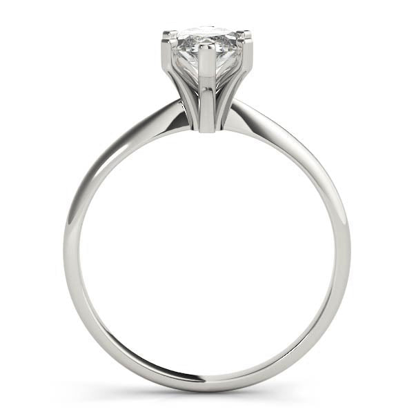 Solitaire Marquise Shape Engagement Ring