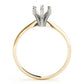 Solitaire Marquise Shape Engagement Ring