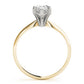 Solitaire Pear Shape Engagement Ring