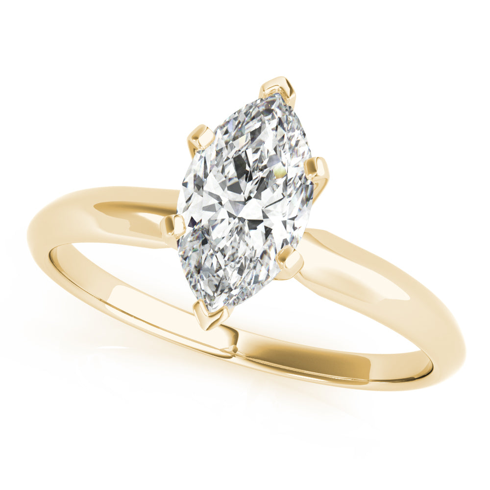 Solitaire Pear Shape Engagement Ring