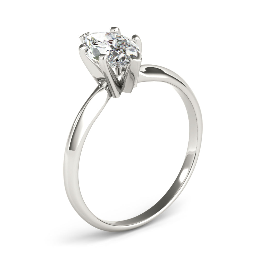 Solitaire Pear Shape Engagement Ring