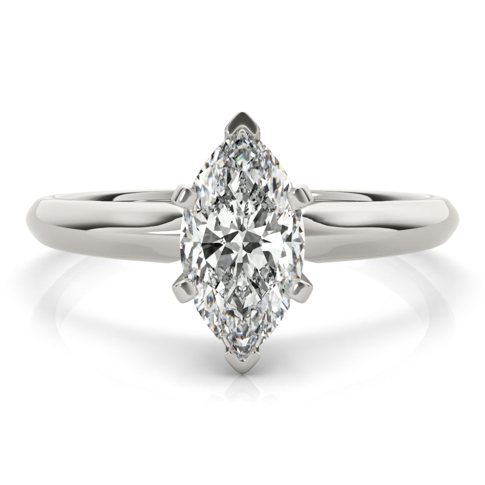Solitaire Pear Shape Engagement Ring