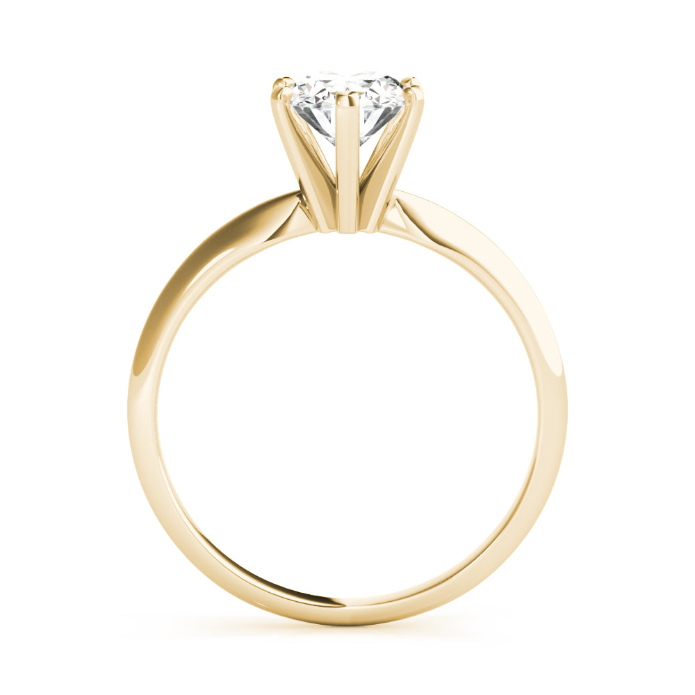 Solitaire Oval Shape Engagement Ring