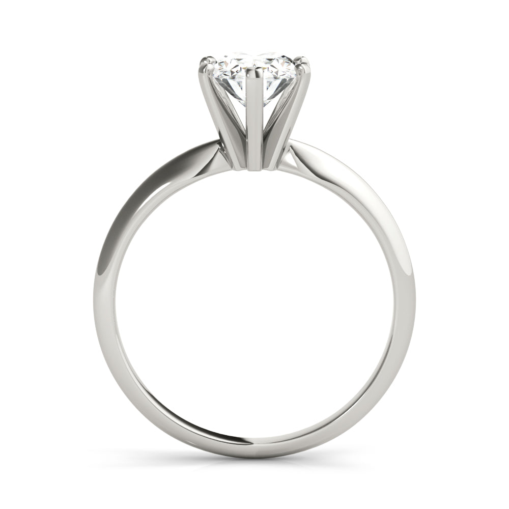 Solitaire Oval Shape Engagement Ring