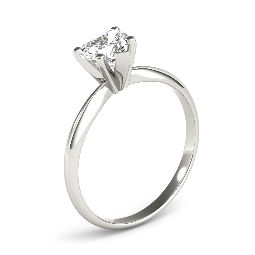 Solitaire Heart Shape Engagement Ring
