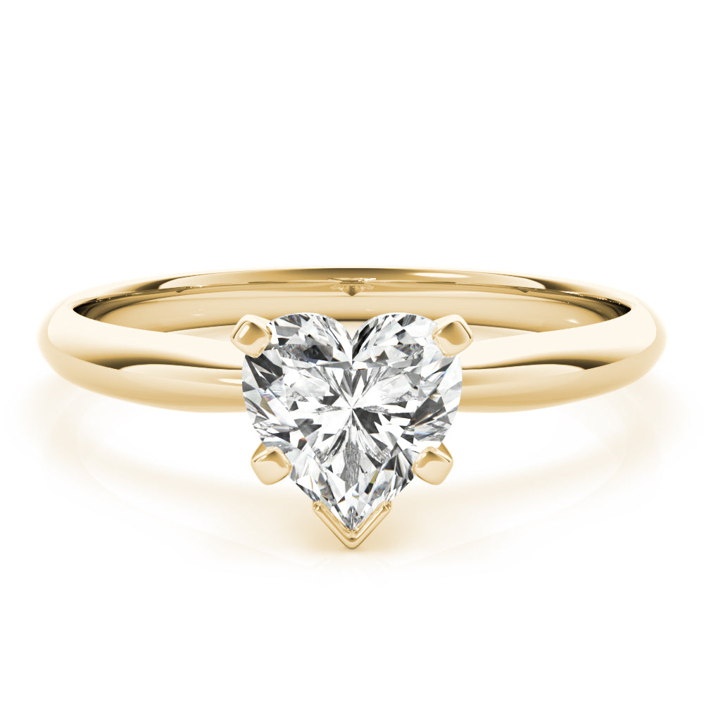 Solitaire Heart Shape Engagement Ring