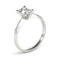 Solitaire Emerald Cut Engagement Ring