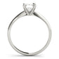 Solitaire Emerald Cut Engagement Ring