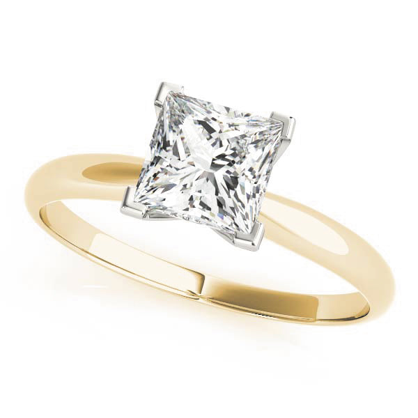 Solitaire Princess Cut Engagement Ring