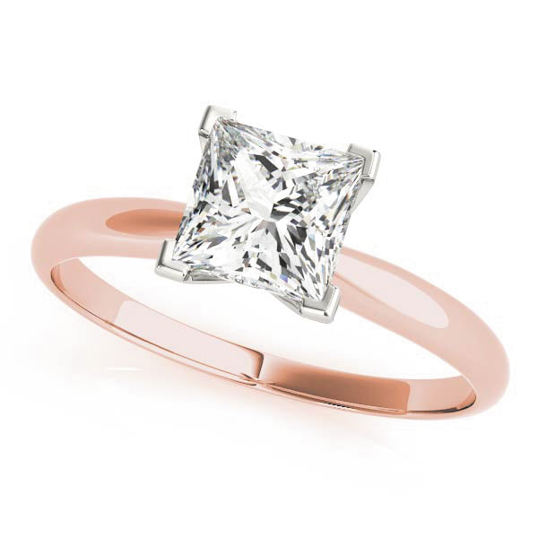 Solitaire Princess Cut Engagement Ring
