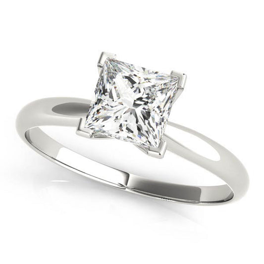 Solitaire Princess Cut Engagement Ring