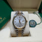 Rolex Watch For Men 1601 | 36MM | 18k Fluted Bezel | Silver Dial | Jubilee Band