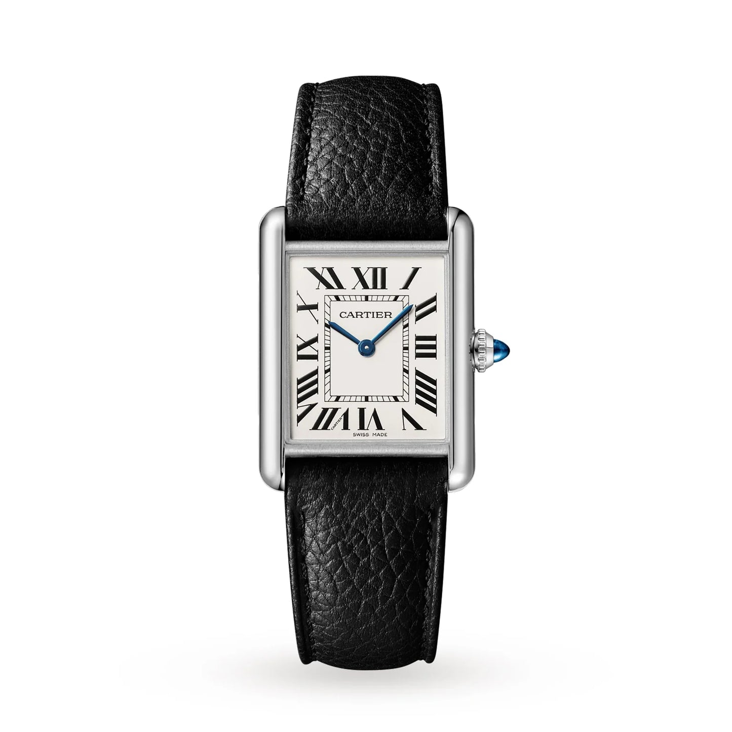 Cartier Tank Must Large WSTA0136 Stainless Steel Silver Dial Brand New