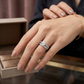 1.00 CTW Round Natural Diamond Solitaire Bridal Set in 10K White Gold | Monica Jewelers
