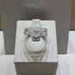 1.00 CTW Natural Diamond Round Halo Twist Bridal Set | 14K White Gold