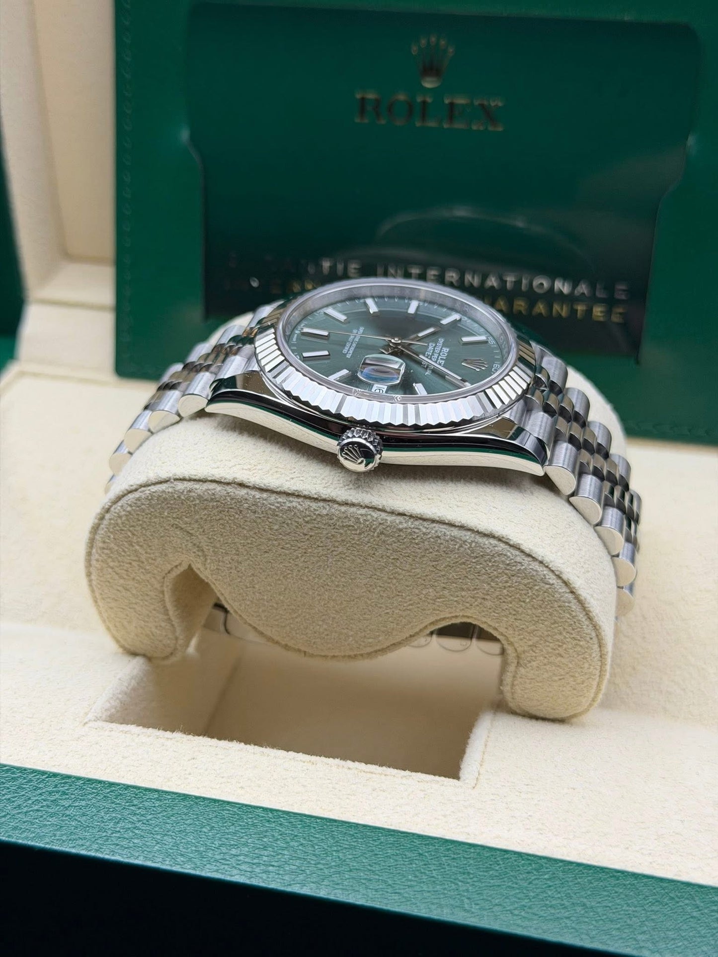 Rolex Datejust 41mm Stainless Steel 126334 GXJ Green
