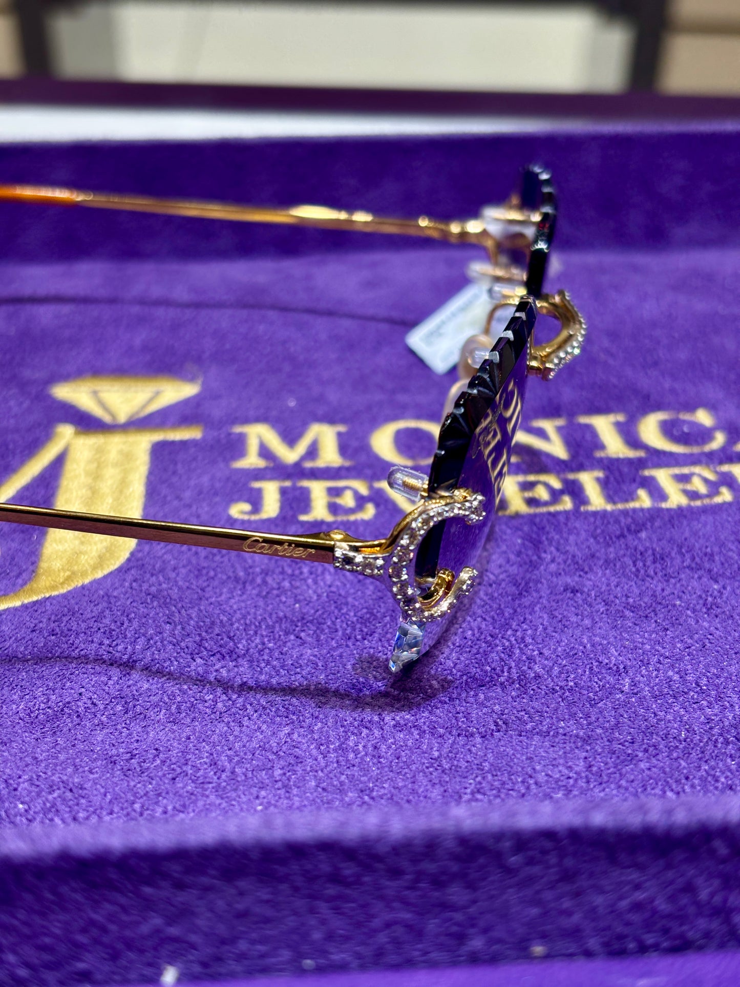 Cartier Diamond Sunglasses