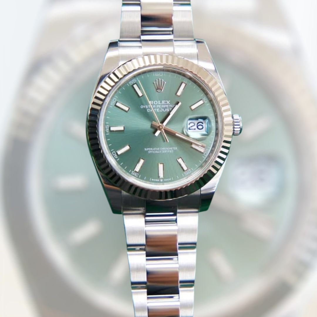 Rolex Datejust 41mm Stainless Steel 126334 GXO Green