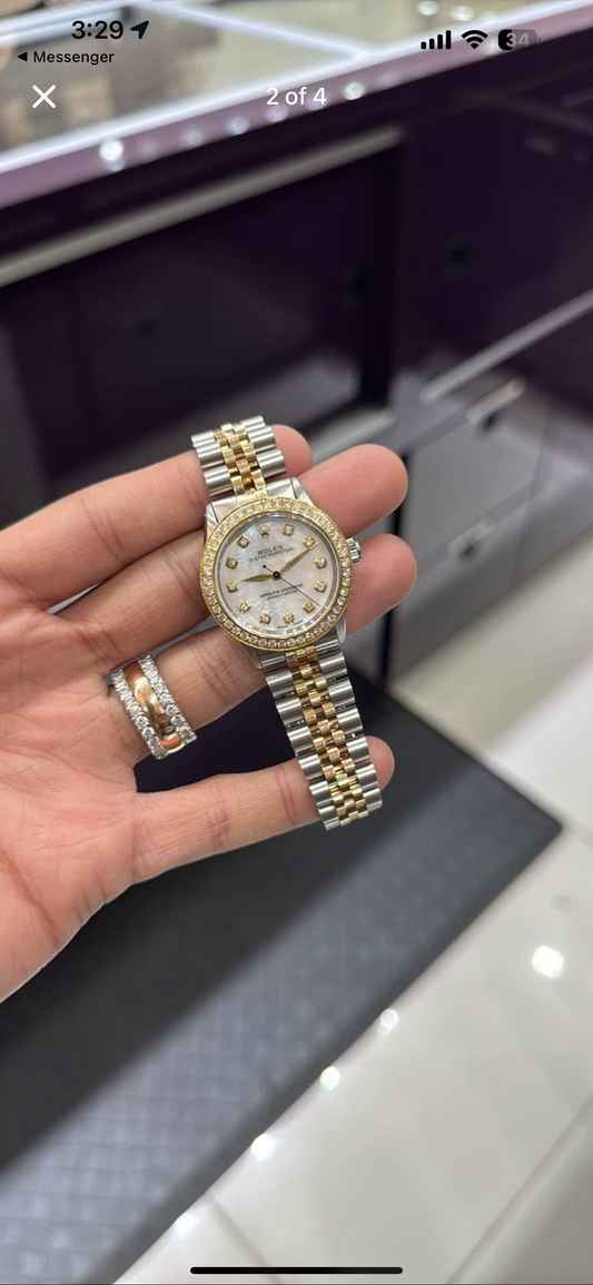 Rolex 31mm oyster perpetual 26mm White