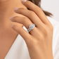 14K White Gold 1.20 CTW Natural Diamond Halo Wedding Set – 0.50 CT Round Center