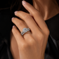 14K White Gold 1.20 CTW Natural Diamond Halo Wedding Set – 0.50 CT Round Center