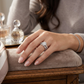 14K White Gold 1.20 CTW Natural Diamond Halo Wedding Set – 0.50 CT Round Center