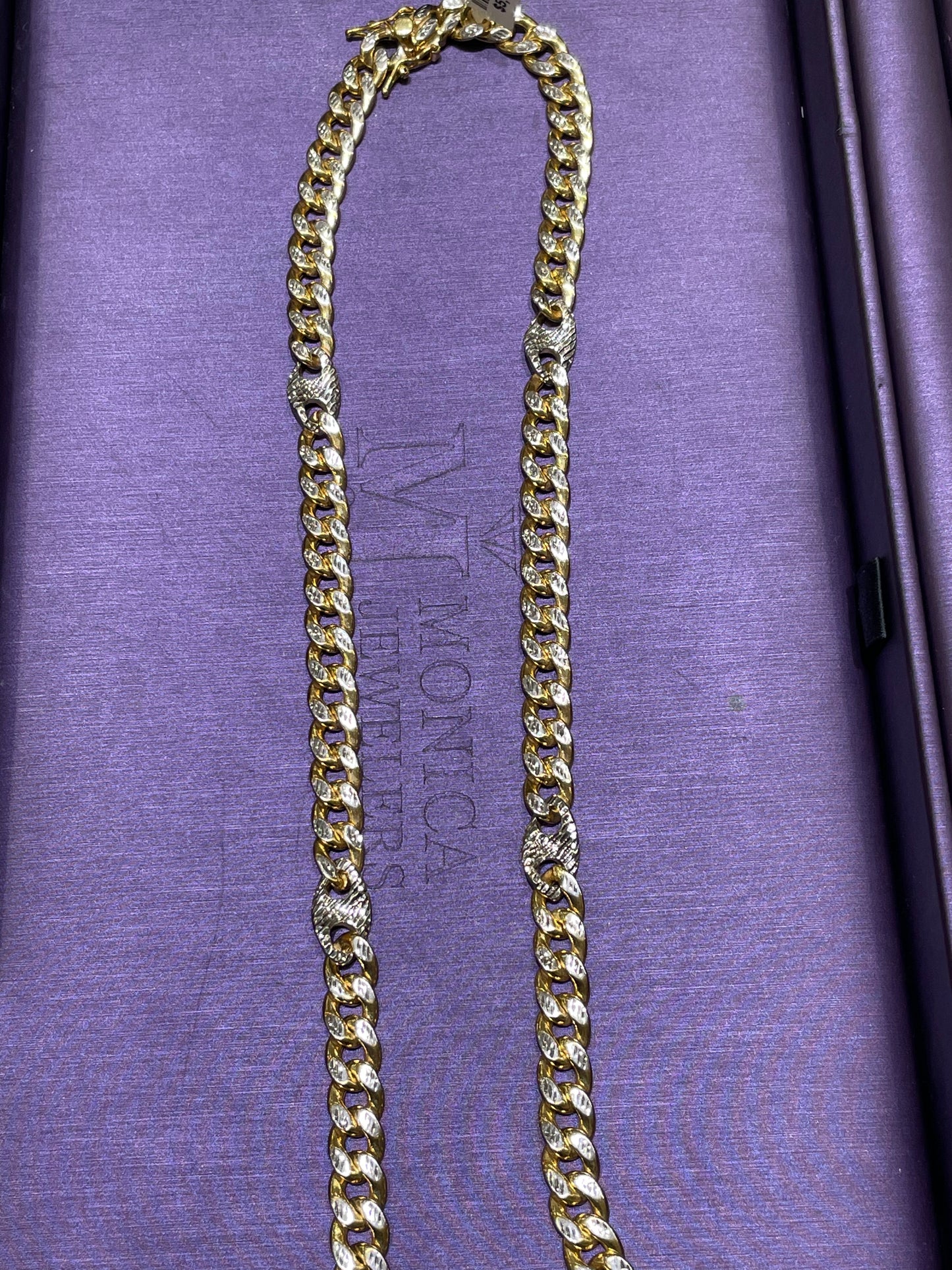 14k gucci  curb link chain