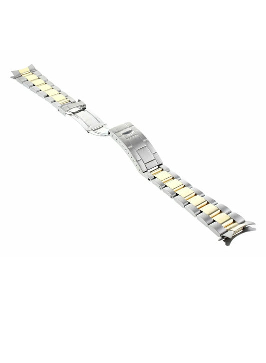 Two tone bracelet yellow and stainless