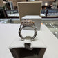 14K Two-Tone White & Rose Gold Double Halo Diamond Wedding Set
