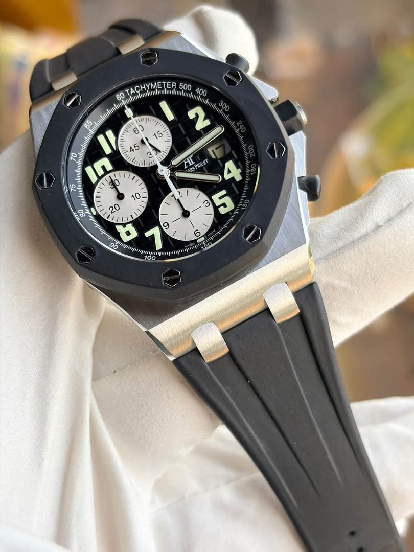 Audemars Piguet Royal Oak Offshore Chronograph “Rubberclad” 42mm – Ref. 25940SK – Full Set